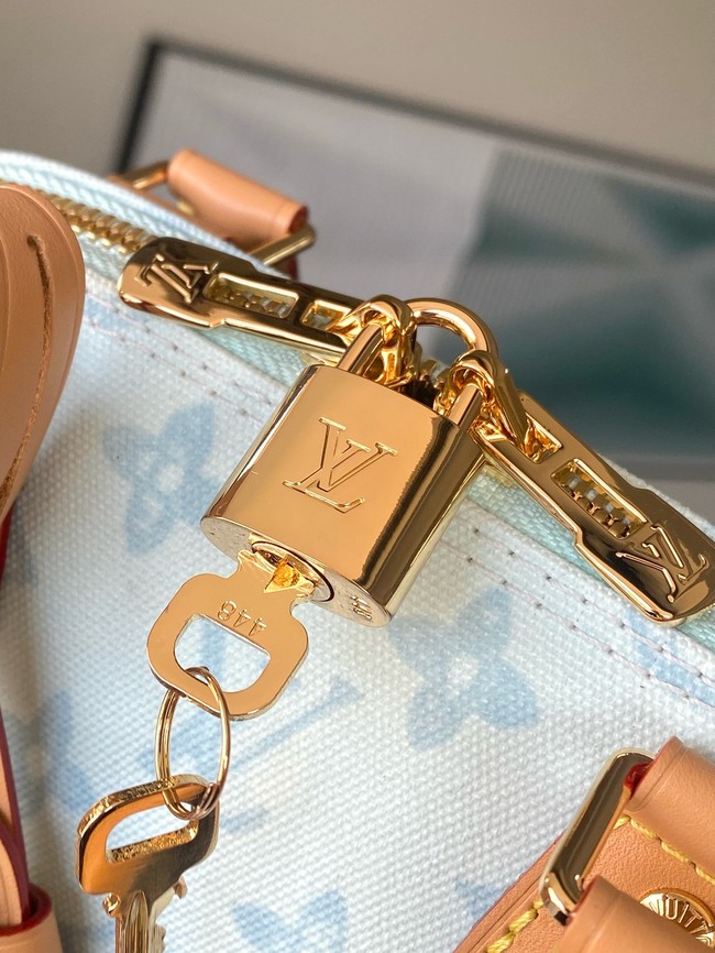 Louis Vuitton NEW Alma BB M28272 Bleu Courrier