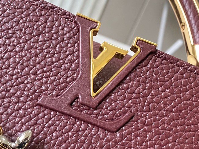 Louis Vuitton Capucines East-West BB M26345 Grenat Red