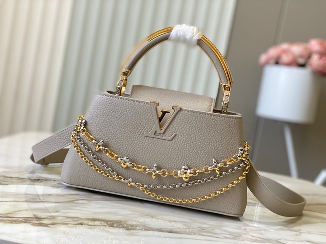 Louis Vuitton Capucines East-West BB M26345 gray