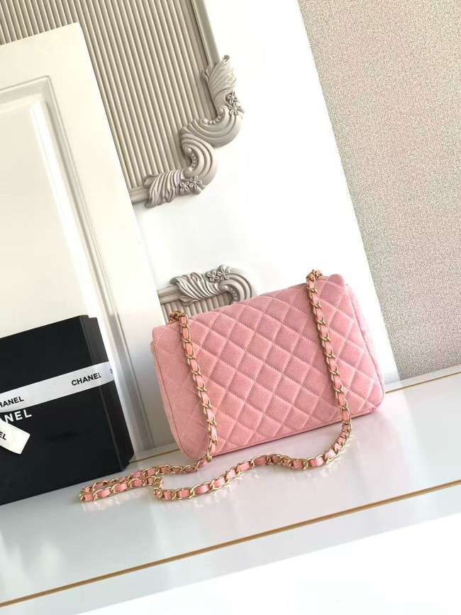 CHANEL Classic Handbag AS5991 pink