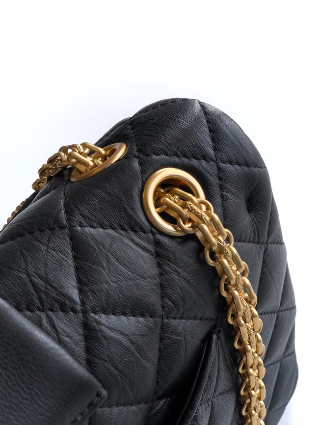 CHANEL Classic Handbag Lambskin CF1112 black