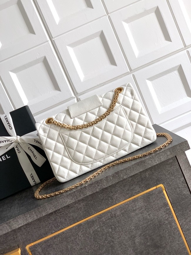 CHANEL Classic Handbag Lambskin CF1112 white