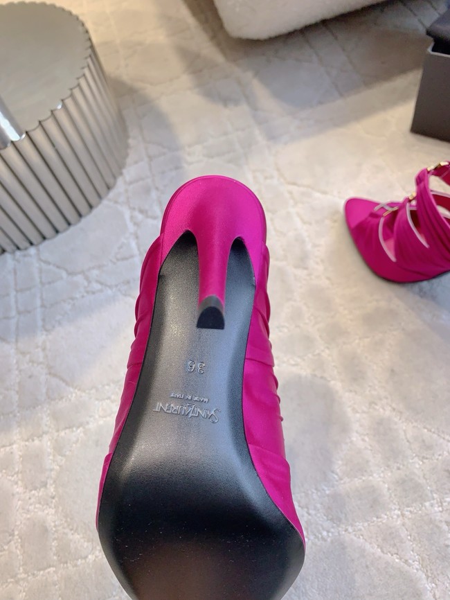 Saint Laurent EMILIE mules in satin crepe G1097-1