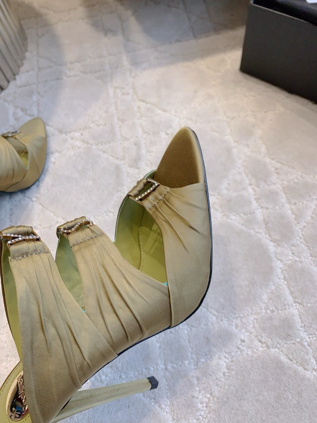 Saint Laurent EMILIE mules in satin crepe G1097-2