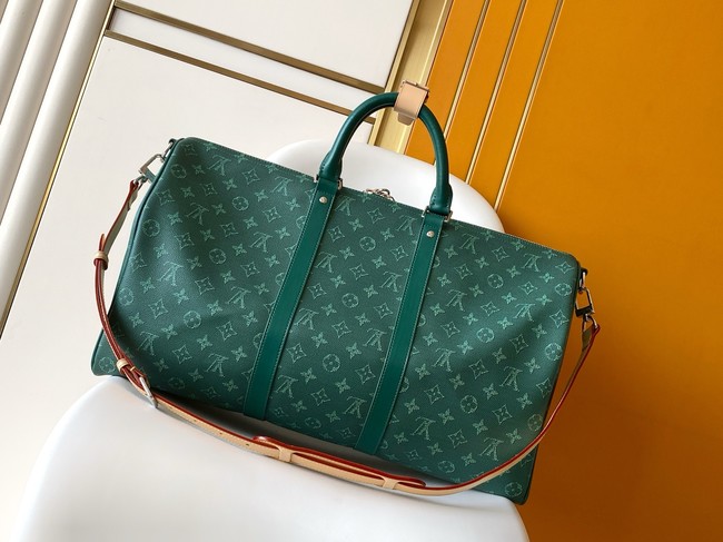 Louis Vuitton Keepall Bandouliere 45 M26868 green