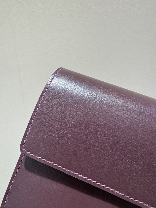 Hermes swift Leather Clutch 37568 burgundy Hermes swift Leather Clutch 37568 burgundy