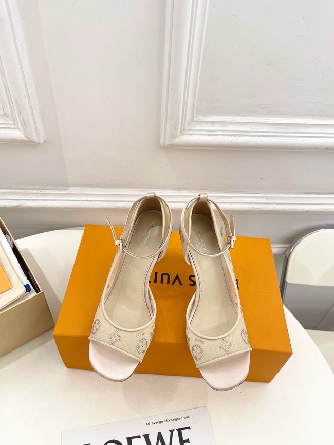 Louis Vuitton Heel 8.5CM sandals 55701-2
