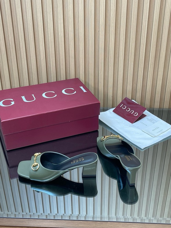 Gucci Womens slide sandal with Horsebit 55706-5