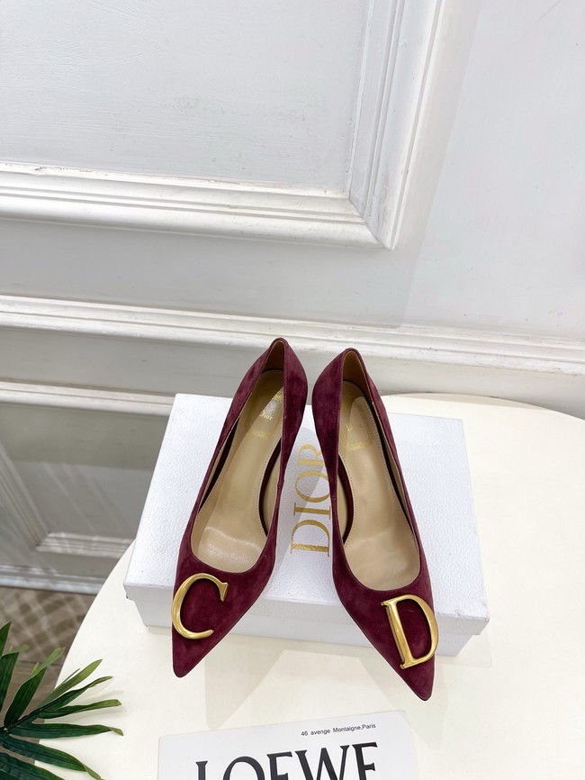 Dior Initials Pump Suede Goatskin KCV574-2