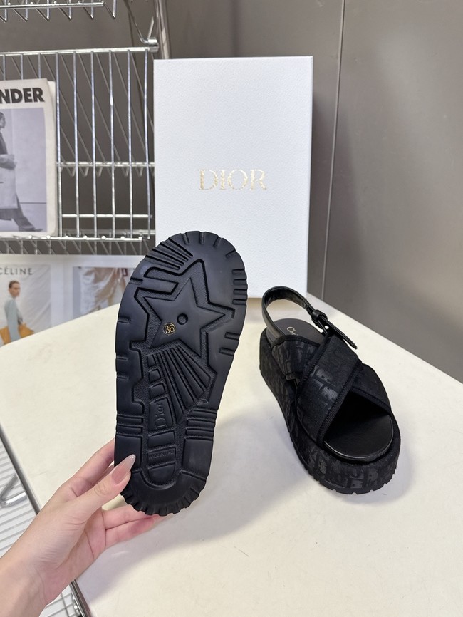 Dioract Platform Sandal Lambskin 55761-1