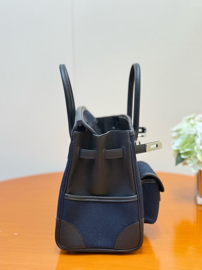 Hermes Birkin Toile & Cuir H6987-8