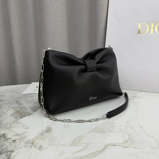 Small Dior Bow Bag Lambskin M0715P black