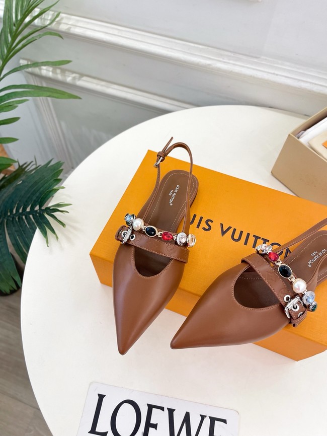 Louis Vuitton Vibe Slingback Flat Sandal  66897-3