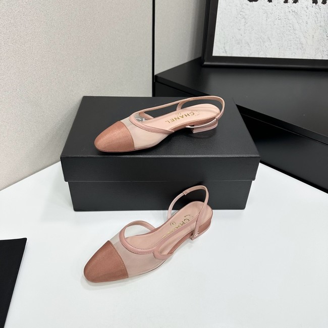 Chanel Slingbacks Mesh & Grosgrain 66938-3