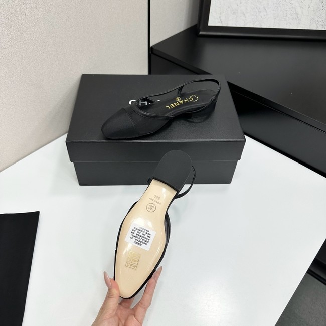 Chanel Slingbacks Mesh & Grosgrain 66938-4