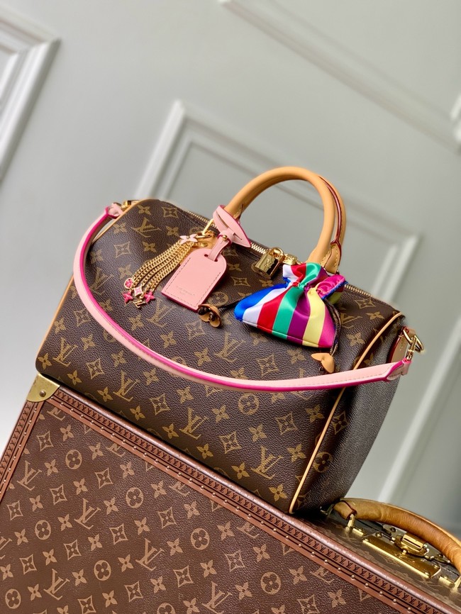 Louis Vuitton Speedy Soft 30 Crafty M26498 pink