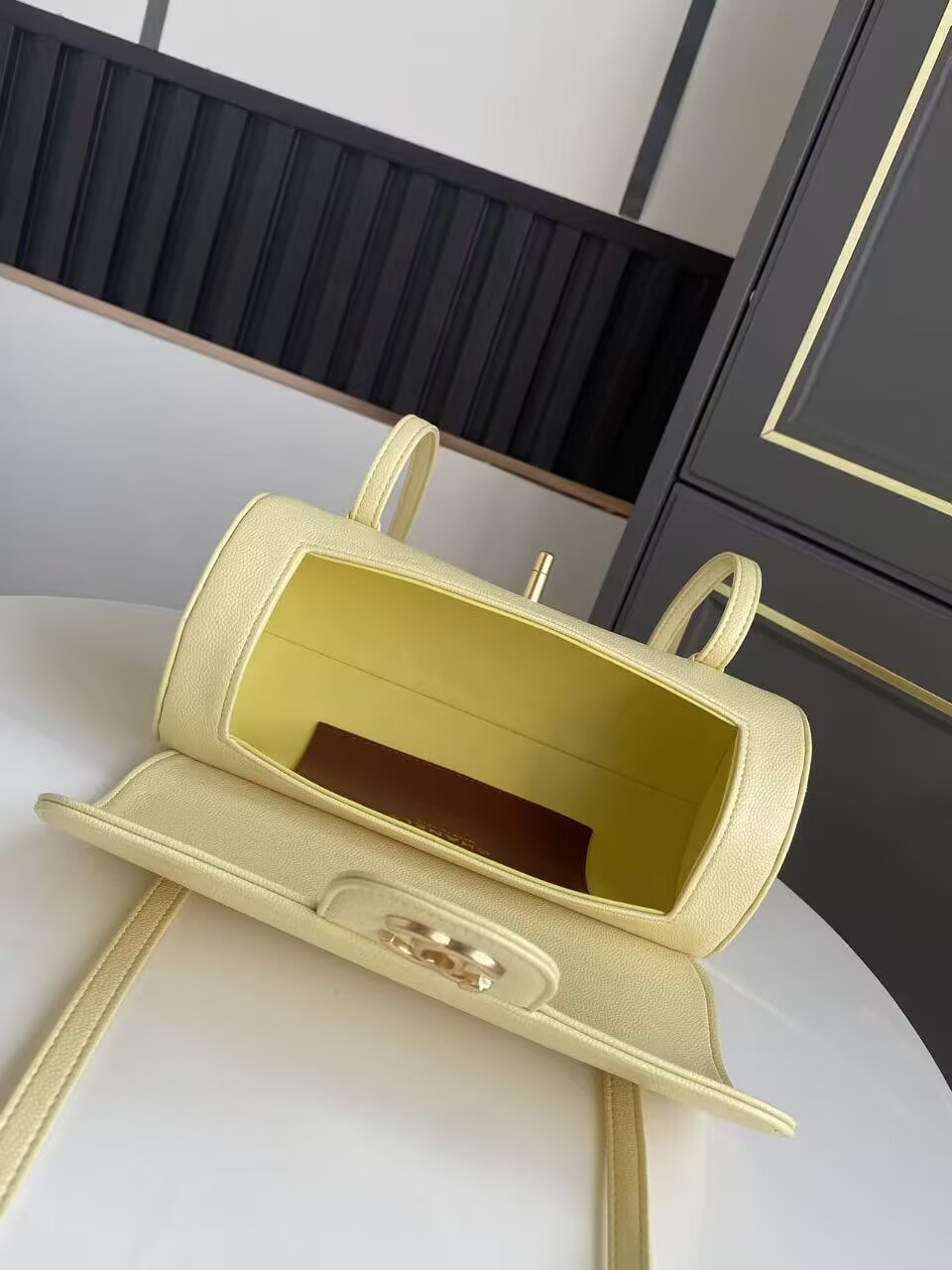 Chanel 26S Preppy Coco Top Handle Bag A53203 Yellow Chanel 26S Preppy Coco Top Handle Bag A53203 Yellow