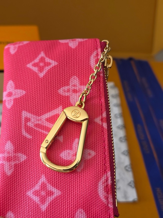 Louis Vuitton Key Pouch M27674 Rose Ruban
