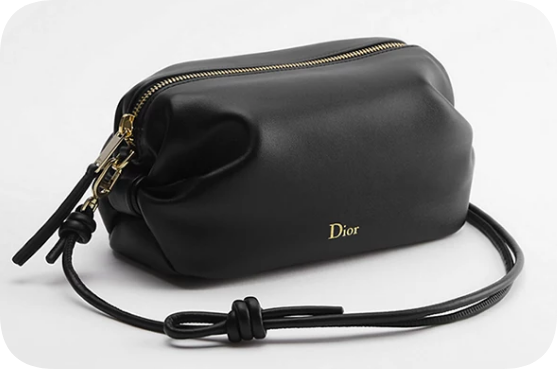 Dior Bow Pouch Supple Lambskin S3900PQ black Dior Bow Pouch Supple Lambskin S3900PQ black