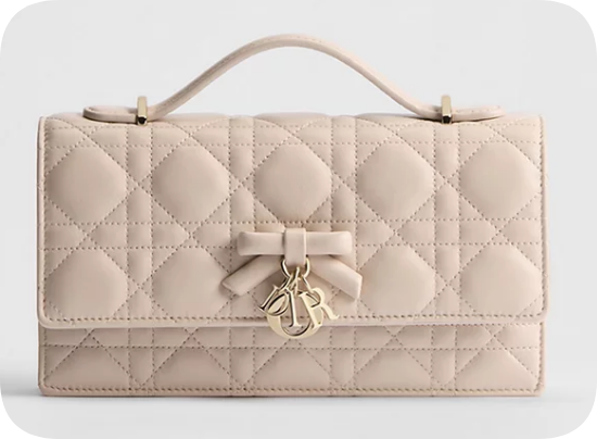 My Dior Mini Bag Cannage Lambskin S0984PU Rose Lingerie My Dior Mini Bag Cannage Lambskin S0984PU Rose Lingerie