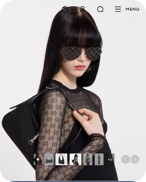 Gucci Jackie Slim medium shoulder bag 863137 black