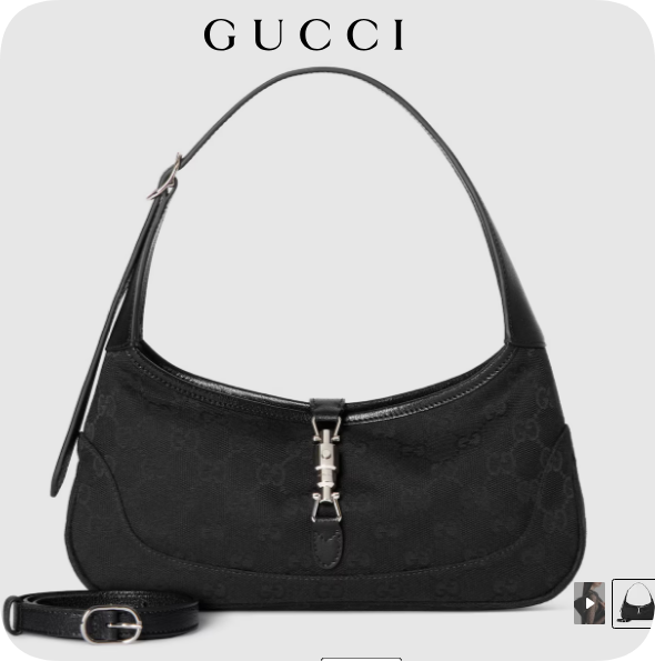 Gucci Jackie Slim medium shoulder bag 863137 black Gucci Jackie Slim medium shoulder bag 863137 black