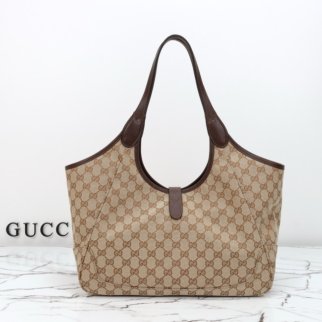 Gucci Mercato medium tote bag 866645 dark brown