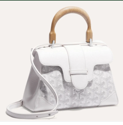 Goyard Saigon Soft Mini Bag 7CL07P white Goyard Saigon Soft Mini Bag 7CL07P white