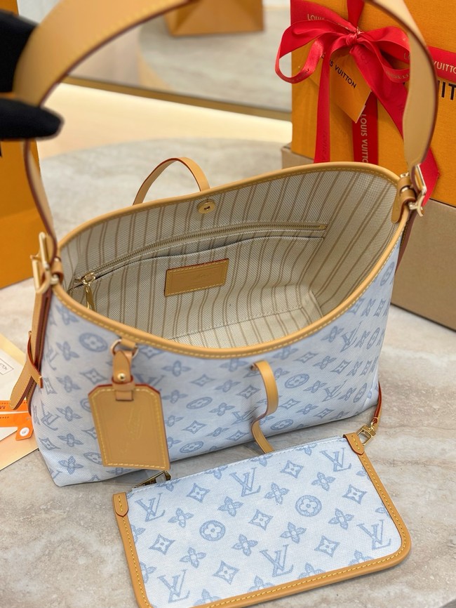 Louis Vuitton CarryAll PM M27532 Bleu Courrier