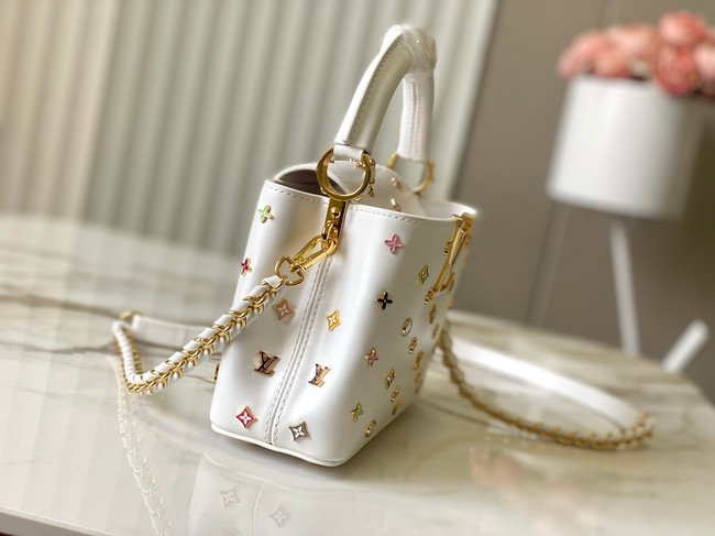 Louis Vuitton LV x TM Capucines Mini M27637 WHITE