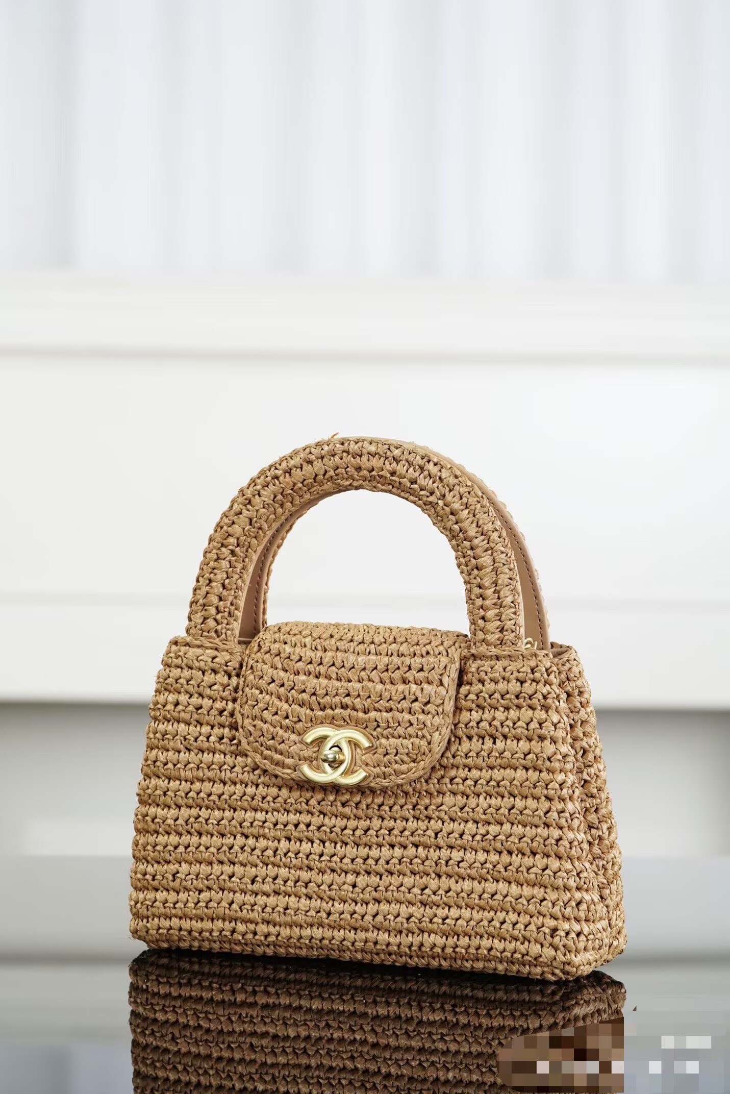 Chanel 26C Kelly Woven Bag AS4416 Beige Chanel 26C Kelly Woven Bag AS4416 Beige