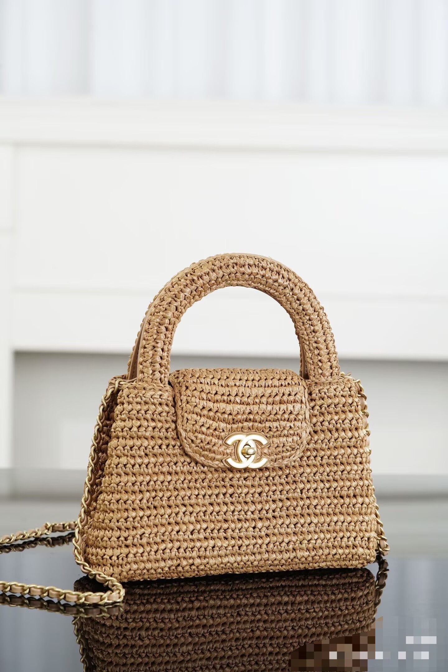 Chanel 26C Kelly Woven Bag AS4416 Beige Chanel 26C Kelly Woven Bag AS4416 Beige