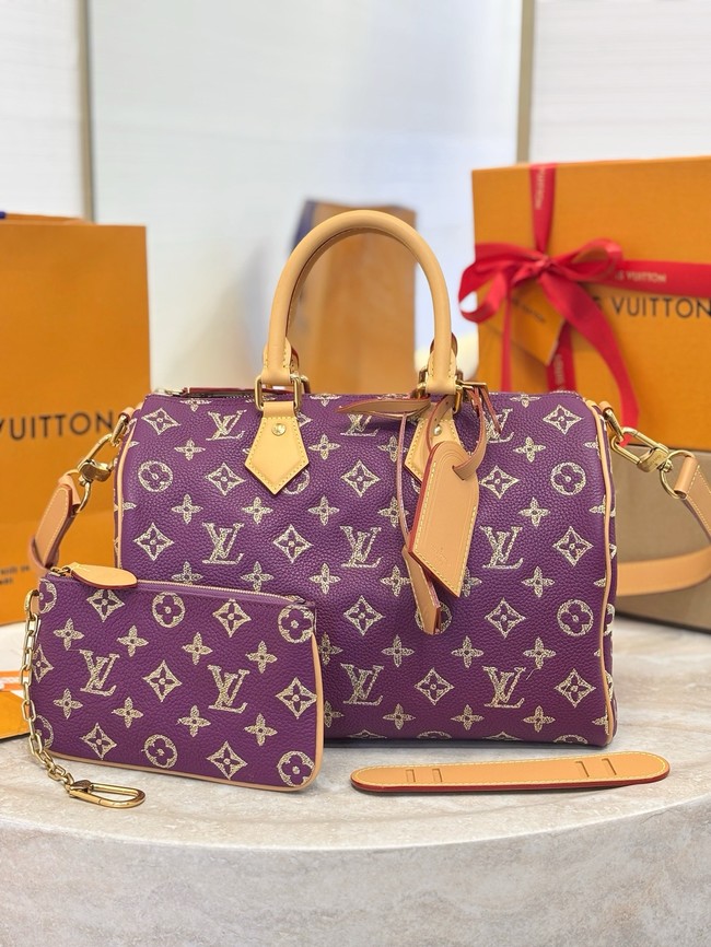Louis Vuitton Speedy Bandouliere M28076 Purple