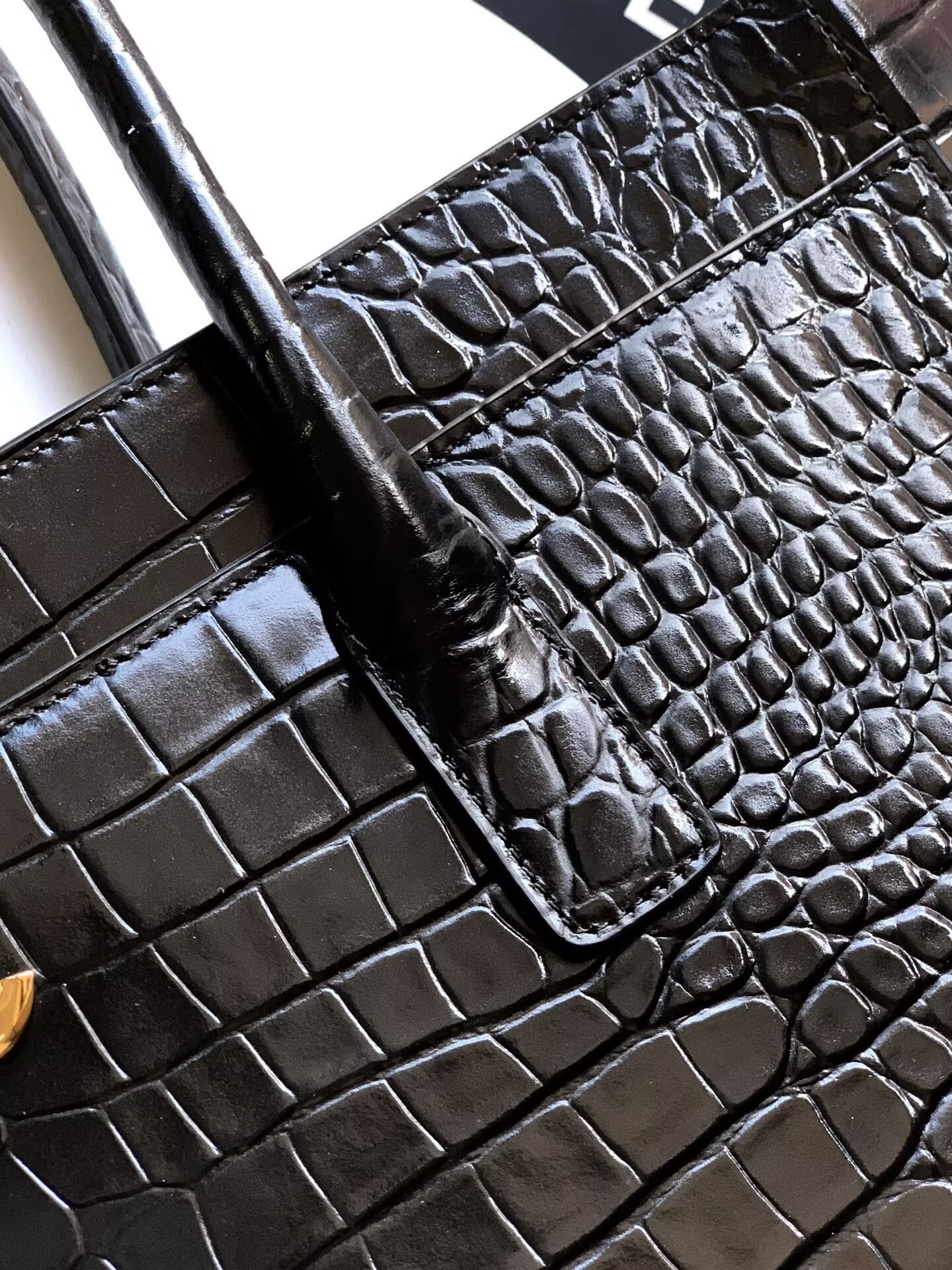Chanel 2026SS Original Crocodile Leather A31021 Black Chanel 2026SS Original Crocodile Leather A31021 Black