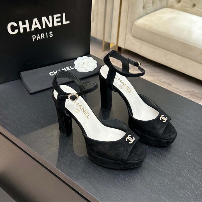 Chanel Sandals Laminated Lambskin 11CM 66966-4
