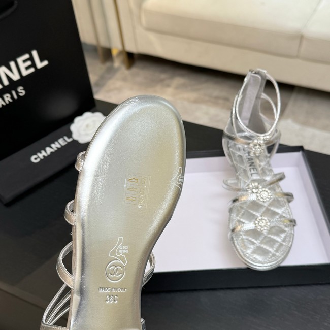 Chanel Sandals Laminated Lambskin 66964-3