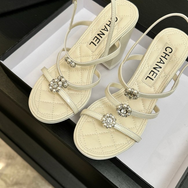 Chanel Sandals Laminated Lambskin 95mm G46964-1