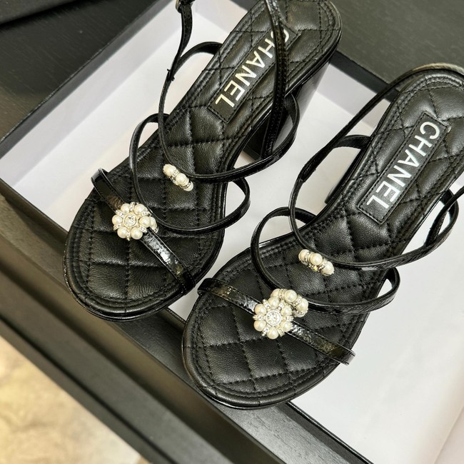 Chanel Sandals Laminated Lambskin 95mm G46964-3