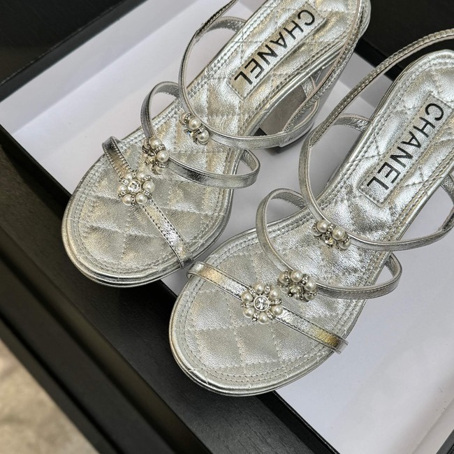 Chanel Sandals Laminated Lambskin 95mm G46964-4