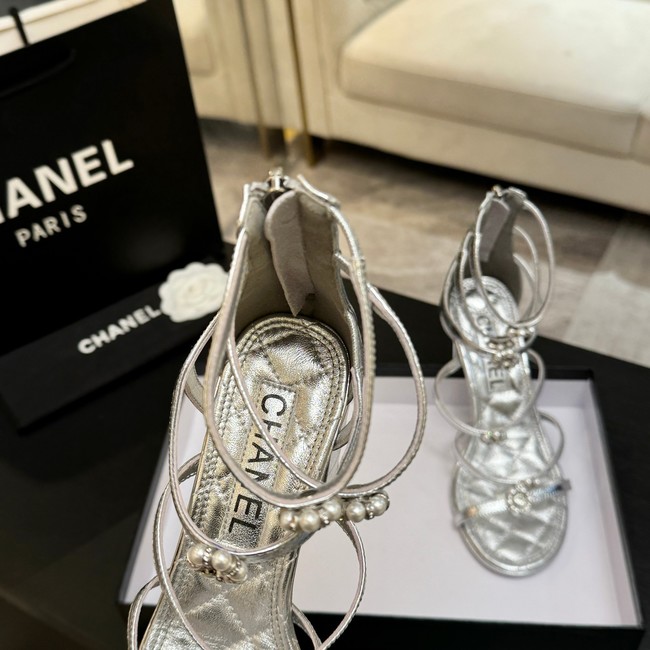 Chanel Sandals Laminated Lambskin 95mm G46999-3