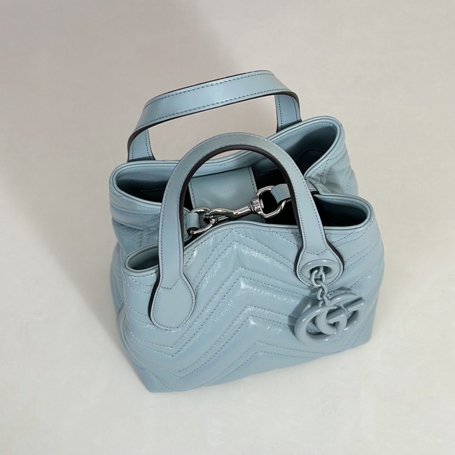Gucci GG Marmont small tote bag 855391 Icy blue