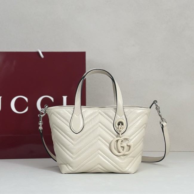Gucci GG Marmont small tote bag 855391 Ivory