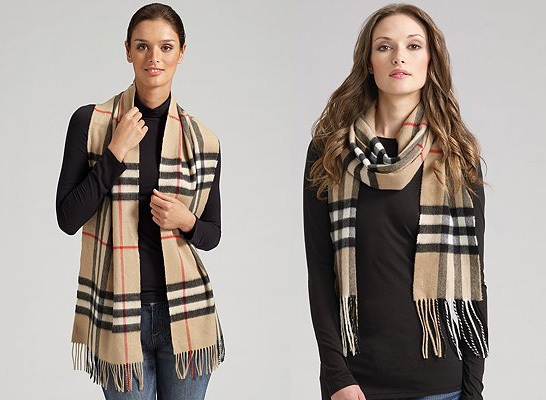 Burberry Cashmere Classic Giant Check Scarf Burberry Cashmere Classic Giant Check Scarf