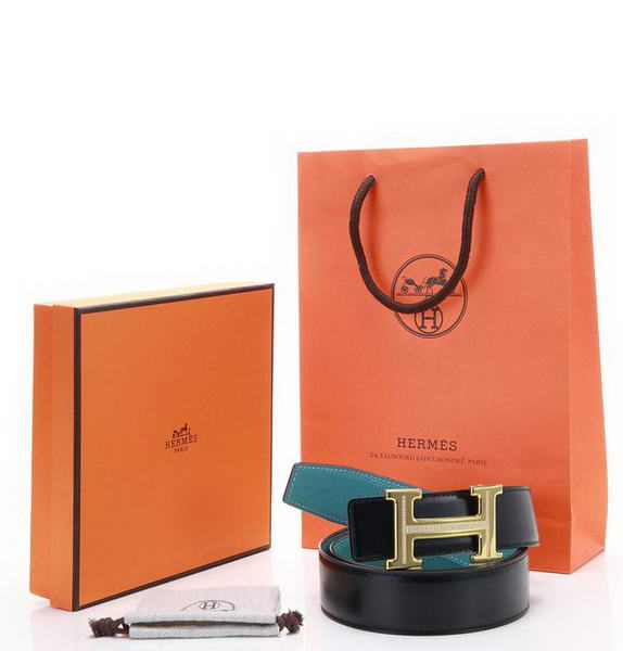 Hermes Belts Original Leather Diamond Golden Blue Hermes Belts Original Leather Diamond Golden Blue