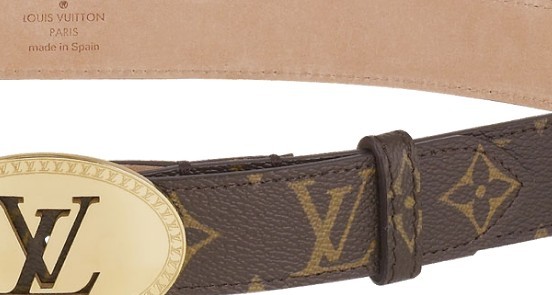 Louis Vuitton Cut Oval Monogram Belt M9842T Louis Vuitton Cut Oval Monogram Belt M9842T
