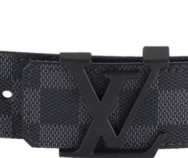 Louis Vuitton Initiales Damier Graphite Belt M9808S Louis Vuitton Initiales Damier Graphite Belt M9808S