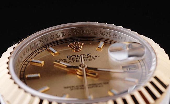 Rolex Datejust Golden Cutwork Women 25mm Watch-RD3770 Rolex Datejust Golden Cutwork Women 25mm Watch-RD3770