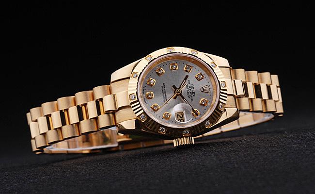 Rolex Datejust Golden Stainless Steel 25mm Watch-RD3783 Rolex Datejust Golden Stainless Steel 25mm Watch-RD3783