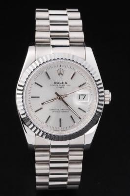 Rolex Datejust Silver White Stainless Steel Watch-RD2412 Rolex Datejust Silver White Stainless Steel Watch-RD2412