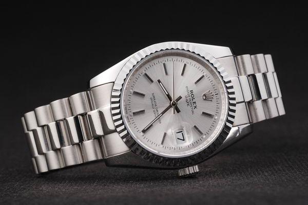 Rolex Datejust Silver White Stainless Steel Watch-RD2412 Rolex Datejust Silver White Stainless Steel Watch-RD2412